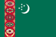 Turkmenistan Flagge