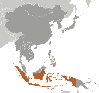 Indonesien Lage Asien