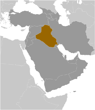 Irak Lage Asien