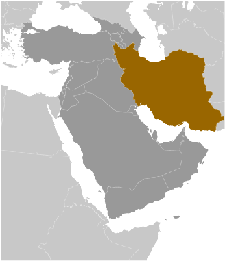 Iran Lage Asien
