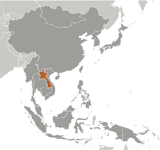 Laos Lage Asien