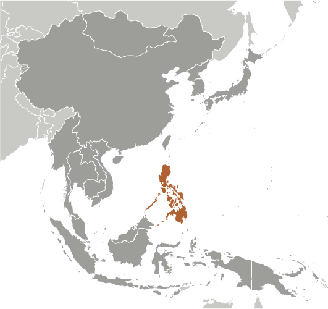 Philippinen Lage Asien