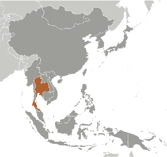 Thailand Lage Asien