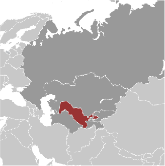 Usbekistan Lage Asien